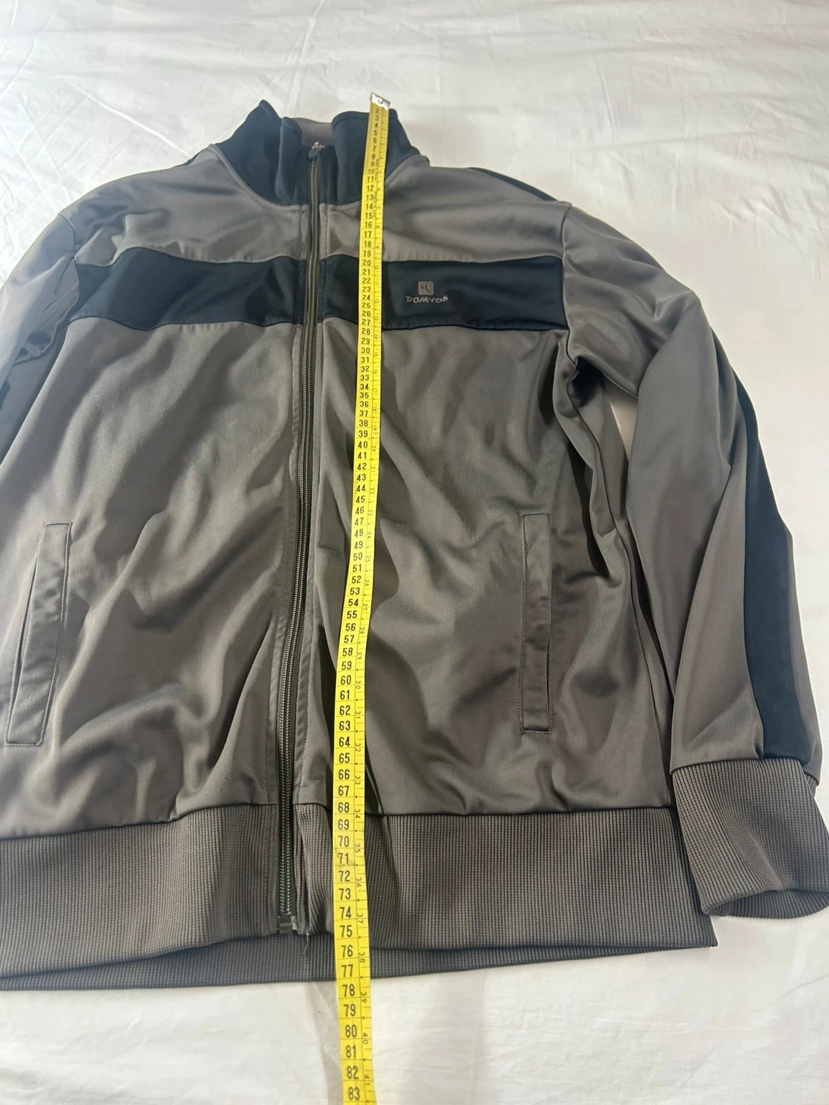 Veste gilet zippé domyos marron noir – photo 5